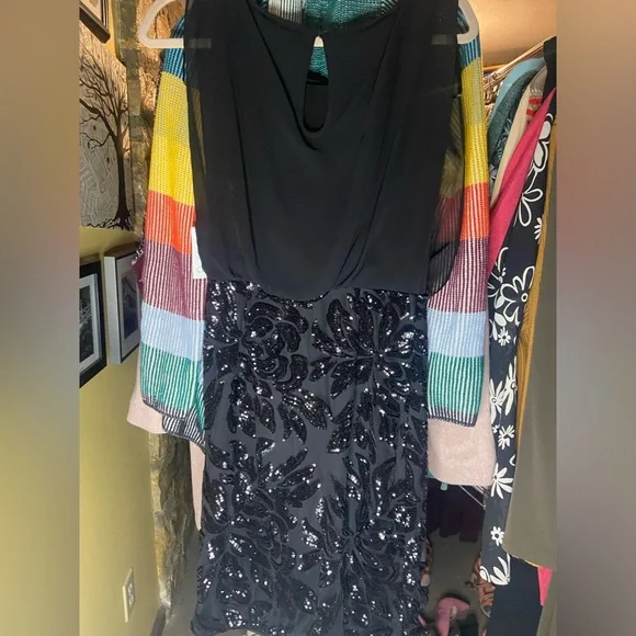 Calvin Klein sleeveless cocktail dress - Picture 2 of 10